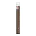 Midori Aluminum Ruler (15cm) - Brown