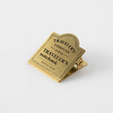 Traveler's Company - Traveler's Notebook - Brass Clip TRC Logo