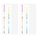 Midori Index Label Chiratto 24 colors Vivid