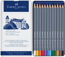Faber-Castell Goldfaber Aqua Watercolor Pencils, Tin of 12