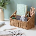 U Brands - U Brands Somerset Woven Desktop Organizer Brown