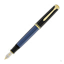 Pelikan Souveran M600 Black & Blue Fountain Pen