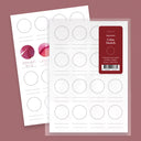 Wearingeul Impression Ink Color Swatch Paper - A5 - 16 Rounds