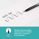 Tombow - Fudenosuke Brush Pen, Soft Tip, Black