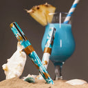 Benu Euphoria Fountain Pen - Blue Hawaiian