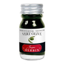 J Herbin Fountain Pen Ink - Vert Olive (Olive Green)