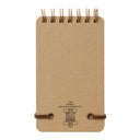 MD Grain Memo Pad Black - Pocket Size
