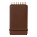 MD Grain Memo Pad Dark Brown - Pocket Size