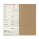 Traveler's Company - Traveler's Notebook 2026 - Regular Size - Weekly Vertical Diary