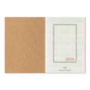 Traveler's Company - Traveler's Notebook 2026 - Passport Size - Monthly Diary