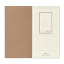 Traveler’s Company Traveler’s Notebook 2027 Regular Size Weekly + Memo Diary Refill