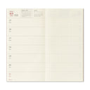 Traveler’s Company Traveler’s Notebook 2027 Regular Size Weekly + Memo Diary Refill