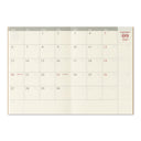 Traveler's Company - Traveler's Notebook 2027 - Passport Size - Monthly Diary
