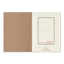 Traveler's Company - Traveler's Notebook 2027 - Passport Size - Weekly Diary