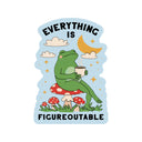 Juju and Moxie - Positive Motivational Frog High Quality Vinyl Sticker