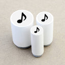Merry and Bright - Eighth Note Mini Stamp