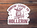 Sticker Horse - Hootin' Leads to Hollerin' Owl Sticker
