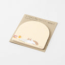 Midori Cat Sticky Notes - Book and Cat