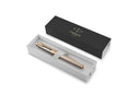 Parker IM Rollerball Pen - Premium Warm Gray with Gold Trim