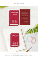 Wearingeul Embroidered Bookmark - World Literature - 1984