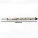 SCHMIDT P8126 SHORT CAPLESS ROLLERBALL REFILL - BLACK
