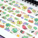 Robot Dance Battle - Chaos of Frogs Washi Tape