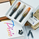 Benu Pixie Pocket Fountain Pen - Metallic Dust - set of 3 (F,M,B)