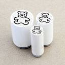 Merry and Bright - Teddy bear mini stamp