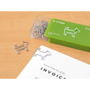 Midori D-Clips Paper Clips - Dog A
