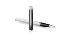 Waterman Hémisphère Rollerball Pen - Black & White with Palladium Coated Trim