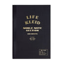 LIFE x Kleid Noble Notebook - A5 - Black - Cream Paper