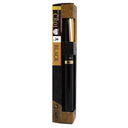 OHTO CERAMIC ROLLERBALL CR01 0.5 THICK BARREL GOLD BLACK