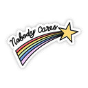 Big Moods - Nobody Cares Shooting Star Sticker