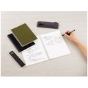 Kokuyo Soft Ring Notebook Biz A5 Dotted Line Navy - 50 Sheets