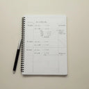 Maruman Mnemosyne B5 Notebook - 7mm Lined - Black