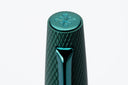 Diplomat Viper Fountain Pen in Green Guilloche
