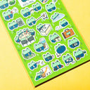Robot Dance Battle - A Bizness Day Planner Sticker Sheet