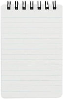 Maruman M Memo Mini Notepad - A7 - 6mm Lined - Blue