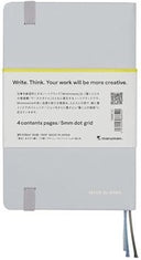 Maruman Mnemosyne Journal - A6 - Dot Grid - Light Grey