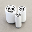 Merry and Bright - Skull mini stamp