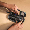 Endless Companion Leather Adjustable Pen Pouch - 3 Pens - Green