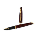 Waterman Carène Amber Gold Trim Fountain Pen