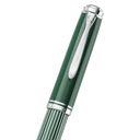Pelikan Souveran M815 Fountain Pen - Metal Striped Green (Special Edition)