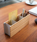 Yamazaki Home - Rin Organizer Caddy - Steel + Wood