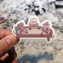 Mimic Gaming Co - Cats Playing RPG Tabletop Gaming Sticker - 3"