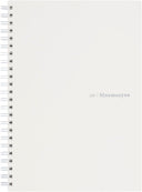 Maruman Mnemosyne A5 Spiral Notebook Soft cover- 7mm Lined - Off-white