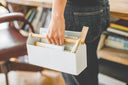 Yamazaki Home - Pen + Desk Organizer - Two Sizes - Steel + Wood