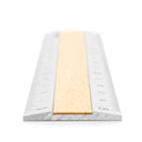 Midori Aluminum Wooden Ruler (15cm) Light Brown