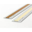 Midori Aluminum Wooden Ruler (15cm) Light Brown