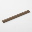 Midori Aluminum Ruler (15cm) - Brown